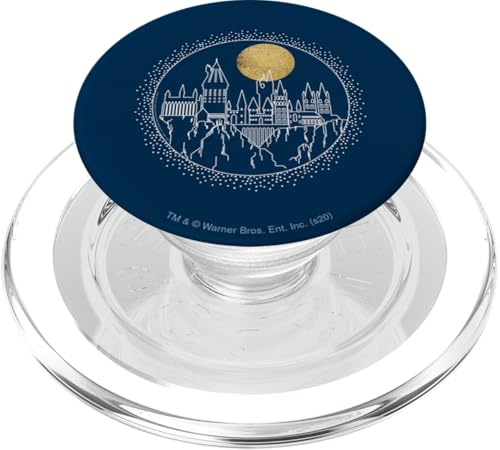 Harry Potter Hogwarts Full Moon Line Art PopSockets PopGrip für MagSafe
