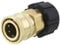 HAFRILY M22 Female to 1/4 Pressure Washer Adapter Quick Coupling Brass Internal Thread Connecting Parts