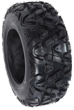 25x8-12 ATV-Reifen, Ausgezeichnete Traktion, Offroad-Reifen für UTV Go Kart Cart Rasenmäher, Geeignet für Verschiedene Terrains, Premium-Ersatzreifen Geeignet