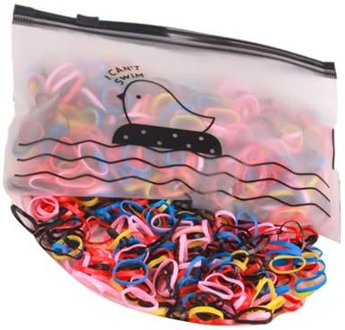 Elastic Girl Hair Ties Hairstyle Accessories With Hair Styling Tools And Cutter For Easy Use By Kids And Toddler