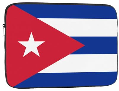 Nabear Cuban Flag - Custodia per computer portatile, antiurto e portatile, borsa interna per notebook da 10, 12, 13, 15, 17