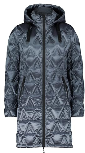 Gil Bret Damen Daunenmantel mit Kapuze 44, Blau