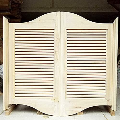 Indoor Solid Wood Revolving Door with Two-Way Auto-Close Stainless Hinges and Water-Based Paint