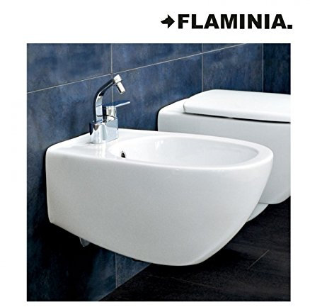 Flaminia Spin 5086LAT bidet sospeso monoforo, bianco latte