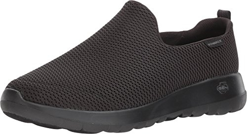 Skechers Performance GO WALK MAX, Zapatillas sin cordones para Hombre, Black Textile/Trim, 48 EU
