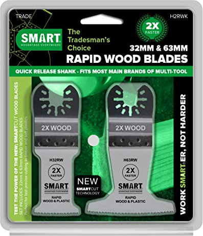 Smart H2RWK Trade 2 Piece Rapid Wood Blade Kit - Packaging May Vary