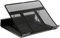 DESIGNA Metal Mesh Ventilated Adjustable Laptop Stands Computer Notebook Holder Stand Riser Compatible with Apple MacBook Air Pro Dell XPS HP Samsung Lenovo More Laptops up to 19- Black