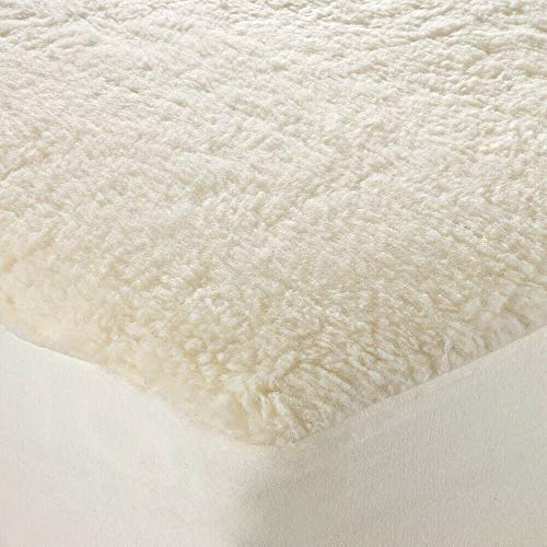 Amber Linen Luxury Thermal Fleece Under blanket Warm Fitted Bed Cover Mattress Protector (Cot Bed)