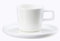 ASA OCO Espressotasse mit Unterteller Fine Bone China Weiß 0,08l, 2030013