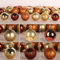 GameXcel Christbaumkugeln Ornamente für Weihnachtsbaum - bruchsichere Weihnachtsbaumdekorationen groß hängende Kugel Small (1.6) 36pcs Bronze und Gold