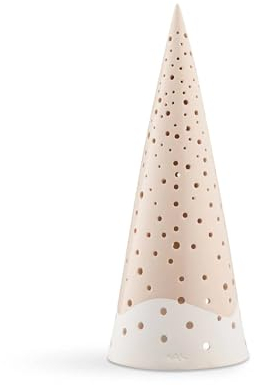 HAK Kähler Nobili Laternen-Kerzenhalter, Keramik, Natur, 32,3cm