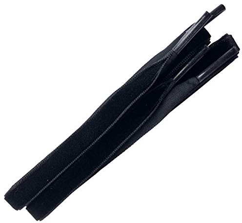 goodlace Flyingfish Lacci di velluto larghi 1 cm realizzati con scarpe da ballo piatti nastro 120CM nero