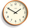 JONES CLOCKS® Studio Runde Wanduhr – Runde Uhr – Moderne Uhr – Designer Wand Uhren – Küchenuhr – Wohnzimmeruhr – Bürouhr – Leicht ablesbares Zifferblatt – 30cm (Orange)