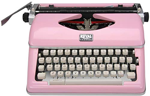 Royal 79105Y Classic Manual Typewriter (Pink)