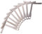 9-teiliges Set Radiusmessgerät Gitarre Radius Werkzeug Kerb Radius Gauge Gitarre Bremss?ttel Griffbrettradiuslehre Gitarrenhals-radius-werkzeug Kerbradiuslehre Gitarrendraht Nacken