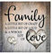 MWOOT DIY 5D Diamant Malerei Kit,Voller Diamond Pasted Painting Stickerei Kreuzstich Arts Craft Bilder für Home Wanddekoration und Geschenk (30x30cm)-Family Love