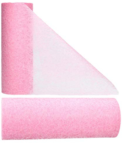 AmaCasa Vlies Tischband Tischläufer für Hochzeiten, Kommunionen, Taufen und Allen Feierlichkeiten Maße: 23cm/25m Rolle (Dunkelrosa, Vlies)