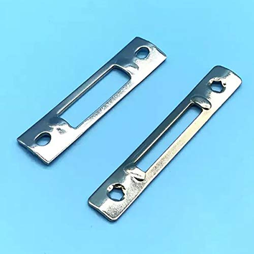 Short Strike Plate Mortice Latch, Polished Stainless Steel Door Lock Plate Door Frame for Home