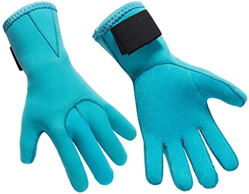 ITODA Tauchhandschuhe 3mm Neoprenhandschuhe Wassersport Handschuhe Verschleißfest Schwimmhandschuhe Damen Herren Sporthandschuhe rutschfest Thermohandschuhe Tauchen Schnorcheln Surfen Kajak Segeln