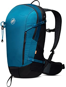 Mammut Lithium 20 | Rucksack für Damen und Herren, Outdoor Wanderrucksack, Freizeitrucksack zum Sport und Trekking, Mit Brustgurt und Rückenbelüftung, Atmungsaktiv | 20l, Sapphire-Black