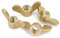 CONPHERON Brass Wing Nuts M3-M12 Copper Butterfly Wing Nuts M5, 6 Pack