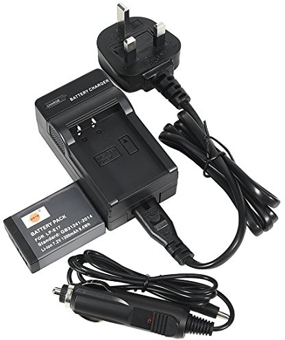 DSTE LP-E17 Rechargeable Battery + Travel Charger Compatible with EOS M6 Mark II EOS M3 M5 8000D 9000D Kiss X8i Rebel T6i T6s R10 Digital SLR Cameras