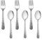 Kindergabel und Kinderlöffel Set, Joyfair 6-teilig Edelstahl Kinderbesteck Set, Hochglanzpoliert Kinder Besteck mit Hammergriff, 3 Kleinkinder Löffel und 3 Gabel für Jungen/Mädchen, Spülmaschinenfest
