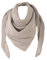 FASHION YOU WANT Damen XXL Strick Dreieck Schal mit Reiskorn Strickmuster in Unifarben, Schal, Leichtes Tuch (grau)