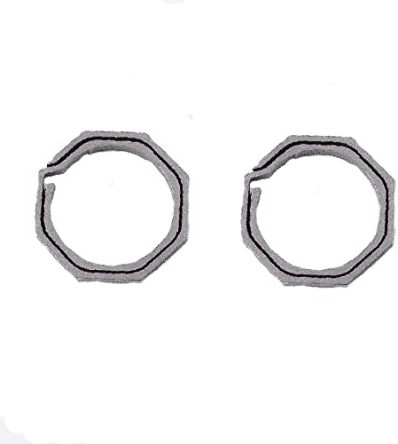 SEIWEI 2 Pack Titanium Alloy Outdoor Keyring, Multifunction Quickdraw Belt Clip with Bottle Opener, EDC Outdoor Key Ring for Men Women Home Car Keys Attachment