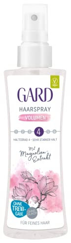 GARD Haarspray - 145 ml Pumpspray Flasche, silikonfrei, Styling-Spray für feines Haar, feine Zerstäubung - Volumen