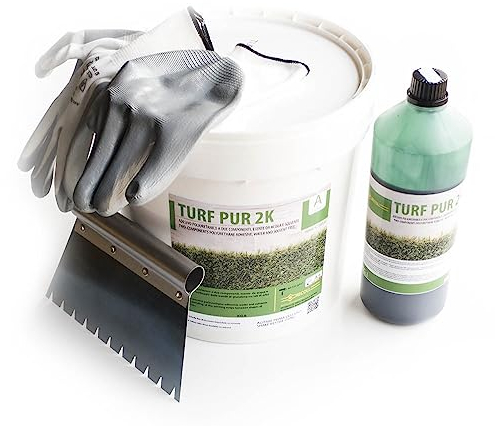 Colle pelouse synthétique kit 10 kg gazon artificiel tapis de jardin à deux composants