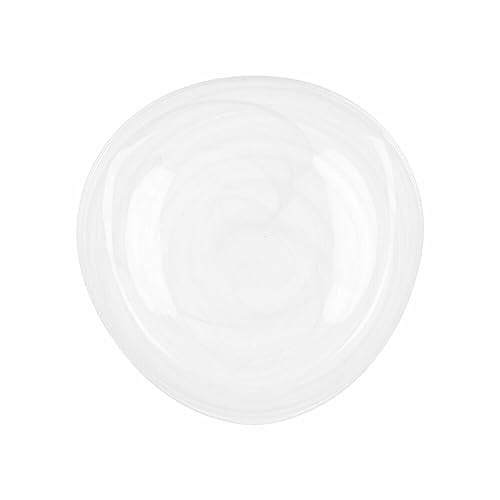Plato Llano Quid Boreal Blanco Vidrio (Ø 30 cm) (Pack 6x)