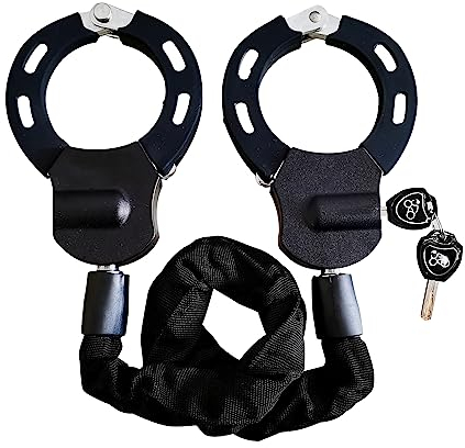 Serrure CEIEVER pour scooter électrique et scooter - Antivol menottes avec clé - Antivol pour vélo - Haute sécurité pour vélo, scooter, Segway