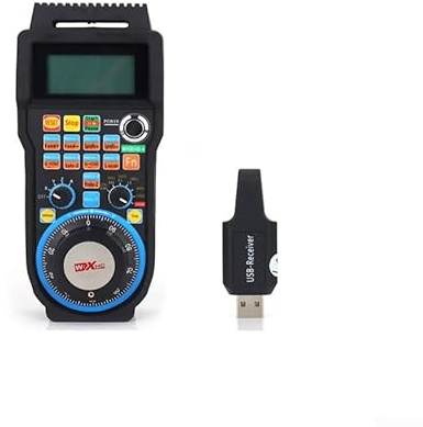 SPORTARC 4 AxisUSB Wireless Handwheel Controller Remote Hand Control CNC Handwheel Manual Pulse Generator for CNC Lathe Engraving Milling Machine