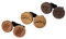 STREIFHOLZ Ohrstecker aus Holz mit verschiedenen Motiven zur Auswahl, Ohrring mit Gravur