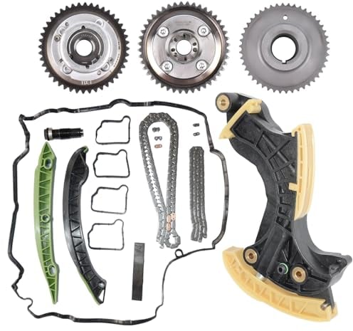 Woosphy Steuerkettensatz Nockenwellenrad Spanner Ersatz für C E-KLASSE W204 S204 W212 S212 A207 SLK R172 C200 E200 C250 E250 SLK250 2710501400