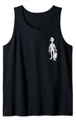Außerirdisch mit Koffer UFO Road Trip Funny Alien Tank Top