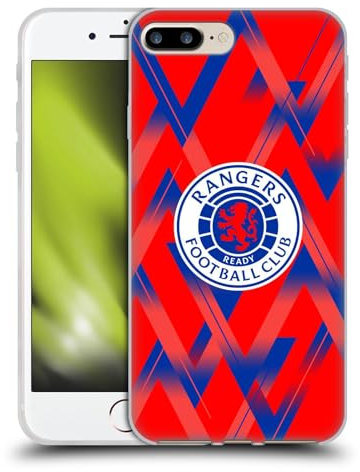 Head Case Designs Officially Licensed Rangers FC Fourth 2023/24 Kit Soft Gel Case [Military Grade Protection] Compatible With Apple iPhone 7 Plus/iPhone 8 Plus