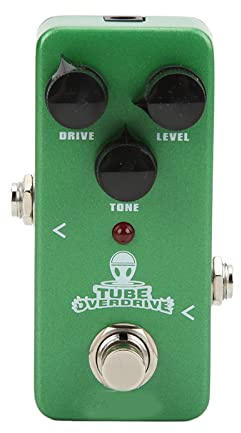 Overdrive-Pedal, Gitarreneffektpedal Tube Overdrive Single Adjustable Metal Shell Instrument Zubehör Für E-Gitarre