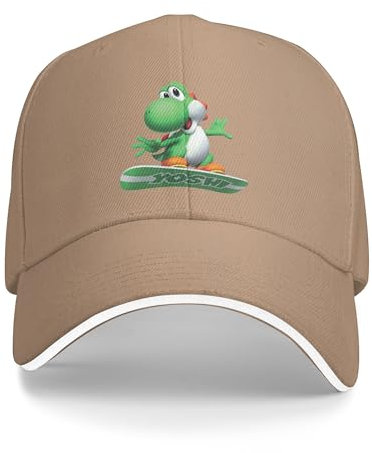 GYDJYWFRN Yoshi Baseballkappe, verstellbare Hüte für Männer und Frauen, Dad Hat, Trucker Hat