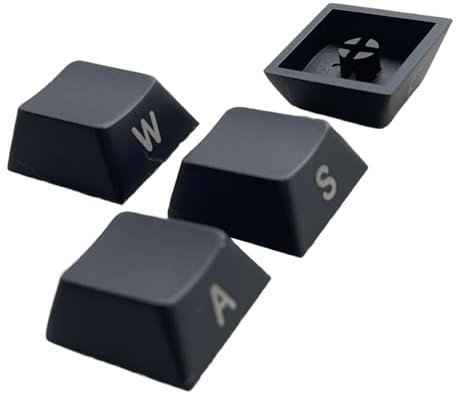 Aluminium-Tastenkappen für verschiedene mechanische Tastaturen für Büro und Gaming, WASD/direktional