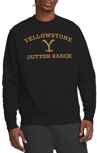YELLOWSTONE Unisex Yellowstone Arched Logo Crew Sweatshirt Sweatshirt