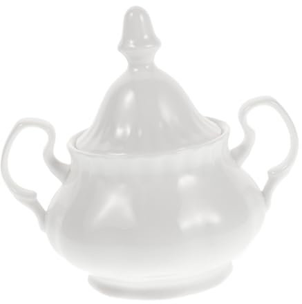 FONDOTIN Vintage Zuckerdose Aus Keramik Mit Deckel Dekorativer Behälter Für Tee Kaffee Kekse Und Süßigkeiten Airtight Lebensmittelbehälter Für Stilvolle Aufbewahrung