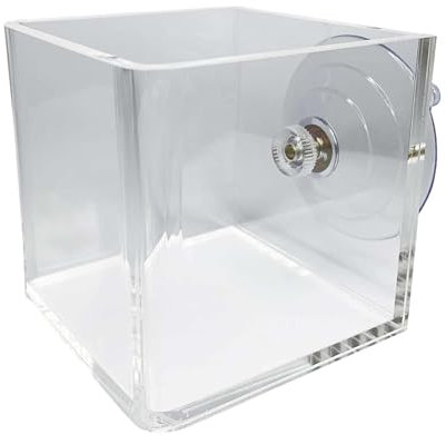 Generico Fioriera Da Finestre Acriliche - Vaso Per Orchidee | Tazione Di Propagazione Della Pianta Rettangolare Trasparente | Contenitore Con Fori Di Drenaggio | Porta Della Pianta Decorativa Moderna