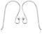 The Jewellery Store London Sterling Silver 925 Hook Earrings for Jewellery Making, Nicklel Free, Earring Hooks for DIY Jewellery Making, 1 pr and 5 PRS.