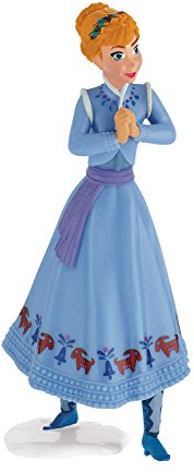 Bullyland 12941 - Spielfigur, Walt Disney Olafs Frozen Adventure, Anna, liebevoll handbemalte Figur, PVC-frei, tolles Geschenk für Jungen und Mädchen zum fantasievollen Spielen