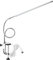Sonew Schreibtischlampe Klemmbar, Tattoo Beauty Lampe mit Klemme, LED Tischlampen für Maniküre Lesung Wimpernverlängerung Augenbrauen Tattoo Maniküre - 18w, 48pcs Lamp Bead (Silber)