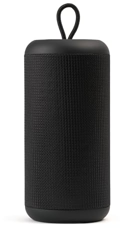 Music Sound | SPEAKER Vertical | Cassa Speaker Bluetooth 5.0 Outdoor - 5 Watt di Potenza - PlayTime 4 Ore - Ricarica 1,5 Ore - Entrate micro SD, USB key e Cavo AUX - Colore Nero