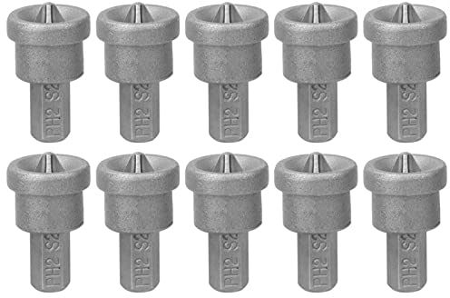 Broca Dimpler para paneles de yeso - 10 piezas Tornillo para paneles de yeso Dimpler para paneles de yeso Brocas magnéticas PH2 Juego de brocas para paneles de yeso Juego de brocas de destornillador C