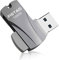 FT USB Stick 128GB USB 3.0 USB Flash Drive 128GB Metal Flash Drive Waterproof Pen Drive Portable USB Stick 128GB for School Office Car PC Laptop (Black)